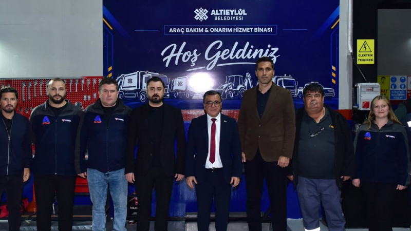 ALTIEYLÜL ARAÇ BAKIM VE ONARIM TESİSİ AÇILDI